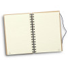 Sugarcane Paper Spiral Notebooks Open